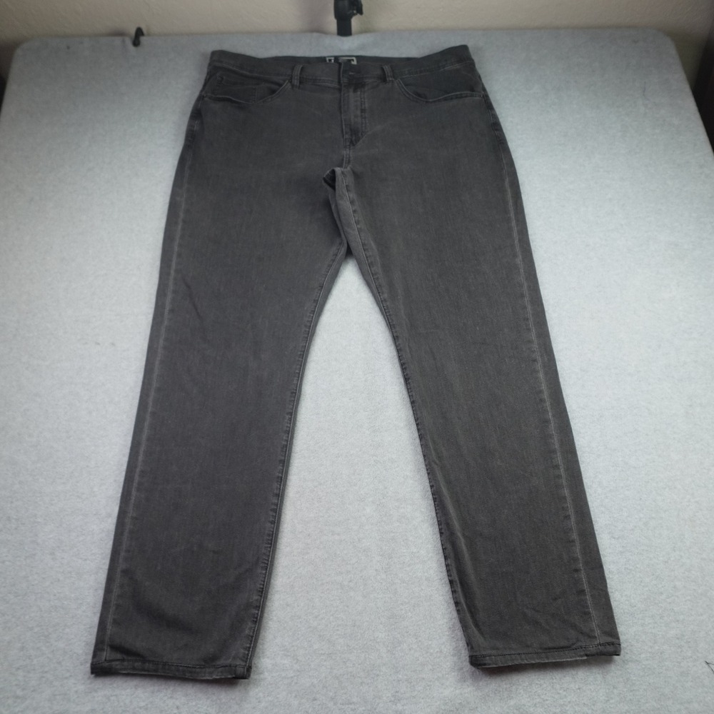 Travis Mathew Jeans Mens 38 Gray Featherweight Casual Straight Stretch Denim